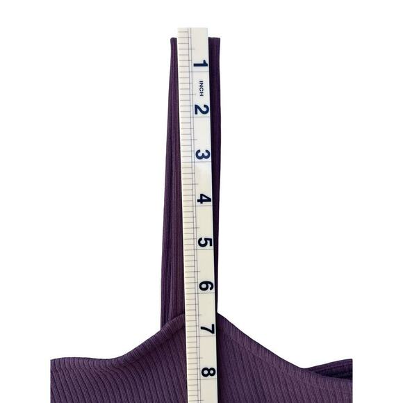 The Drop Amelia Ribbed Tank Midi Dress in Chocolate Brown – Medium - Picture 8 of 12